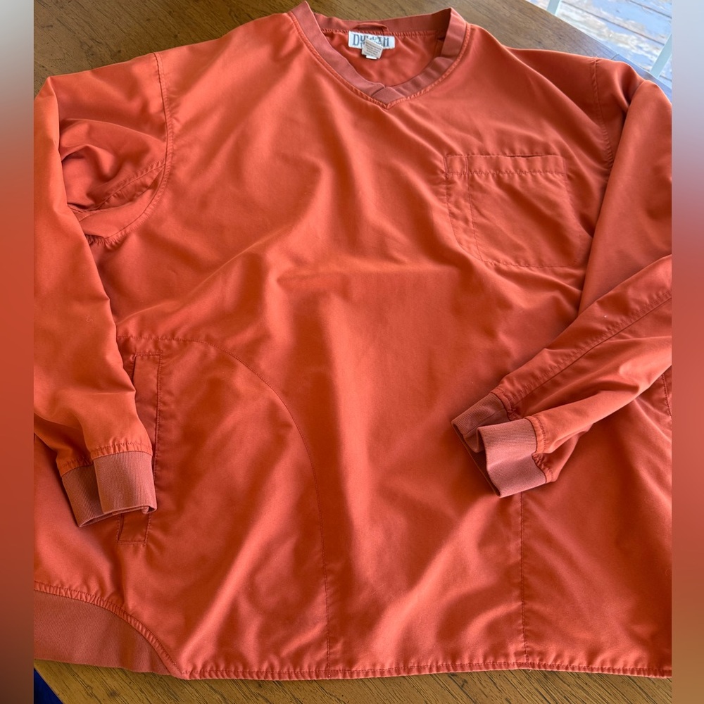 Duluth Trading Co V-Neck Pullover Windbreaker Jacket